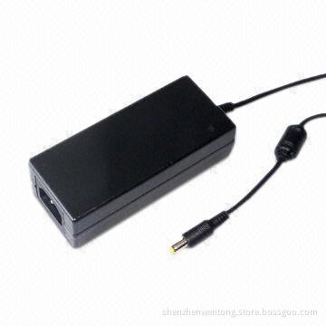 AC/DC Adapter with 60W Output Power, Suitable for Laptops, Measures 120 x 53 x 32mm